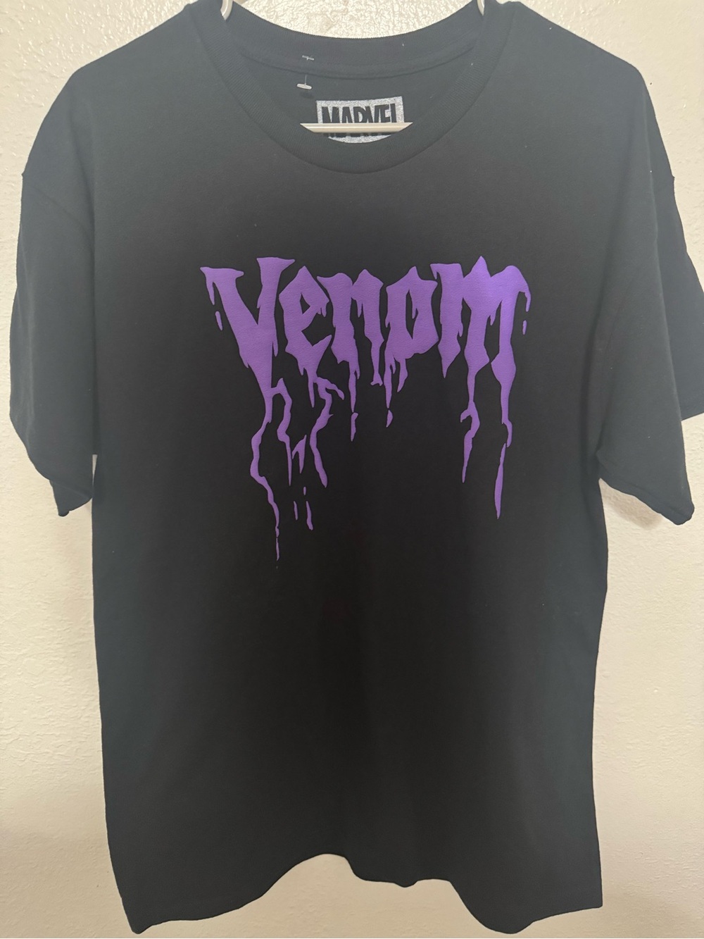 Marvel Venom Men’s Black T-Shirt Size Large